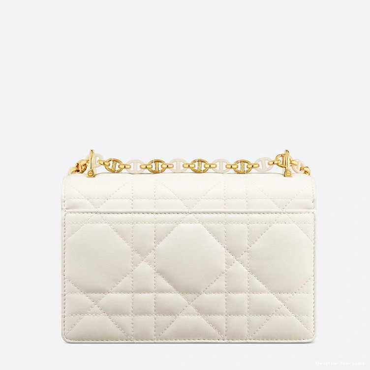 Cheap White Macrocannage Caro Miss Bag Lambskin Mini 0722 Luxury